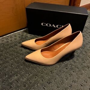 Coach leather heel size 7-**Brand new in box***